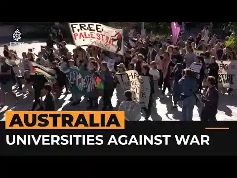 Australian students join protests for Palestine | Al Jazeera Newsfeed